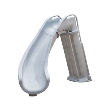 Bad Axe X6 Water Slide Left Turn - 6 Feet - Silver Quartz