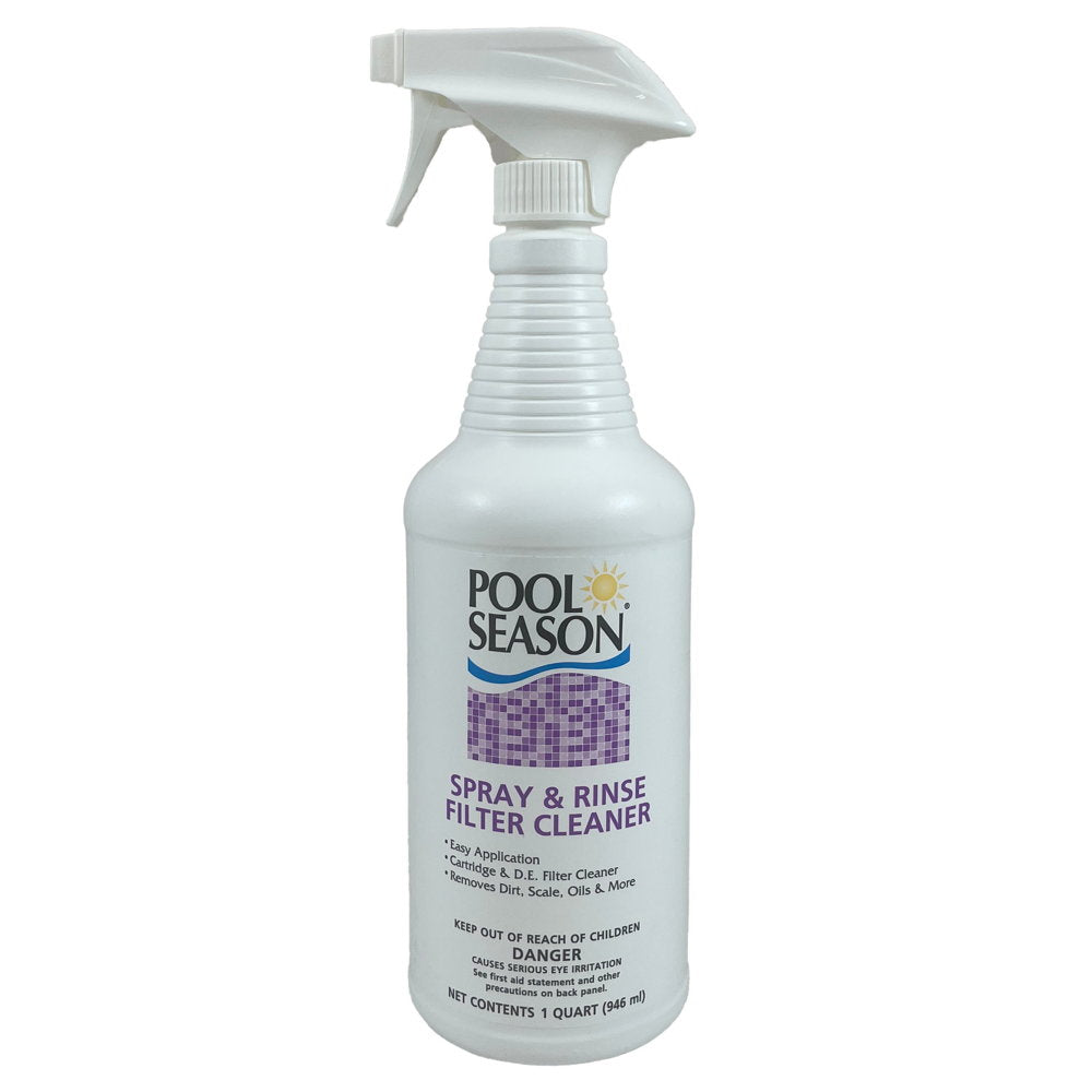 Pool Season Spray N' Rinse Filter Cleaner - 1 Quart