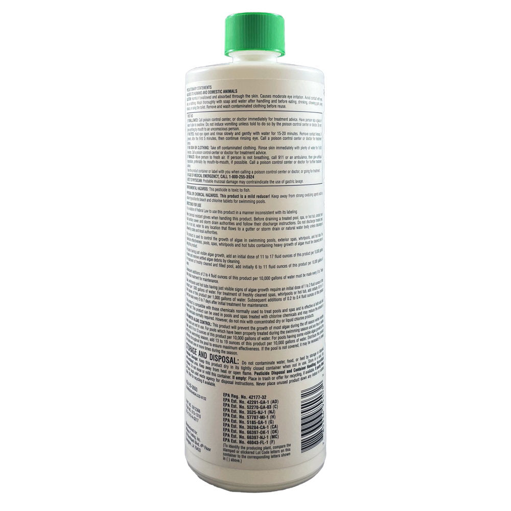 Pool Season Algae Control 60 - 1 Quart Bottle