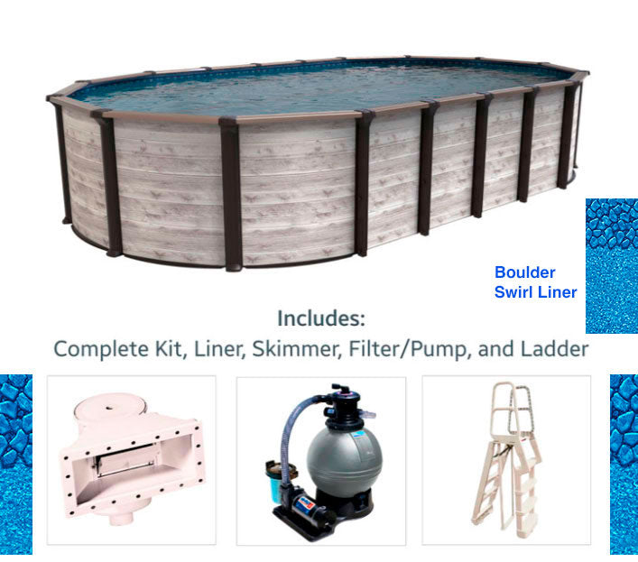 Costa Oval Aboveground Pool Package