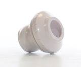Directional Eyeball Fitting - 1-1/2 Inch Knock-In - 1 Inch Orifice - White