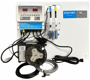 Digital pH/Dual ORP/FAC PPM Salt Controller With One 38 GPD Peristaltic Pump