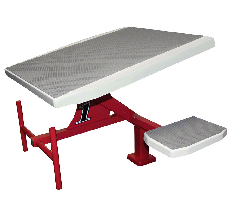 Velocity Mid-Range Single-Post Side Mount Starting Platform - TrueTread - No Anchor