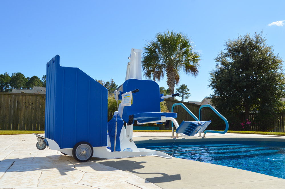 Portable Pro 2 Residential Pool Lift Without Sand or Concrete - 350 lb. Capacity - Non-ADA