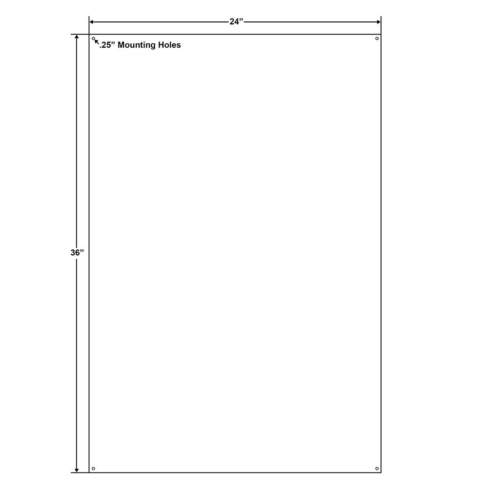 Indiana Pool Rules Sign - 24 x 36 Inches on Styrene Plastic