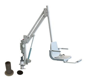 Rotational R-375 Pool Lift With Round Anchor - 375 Pound Capacity