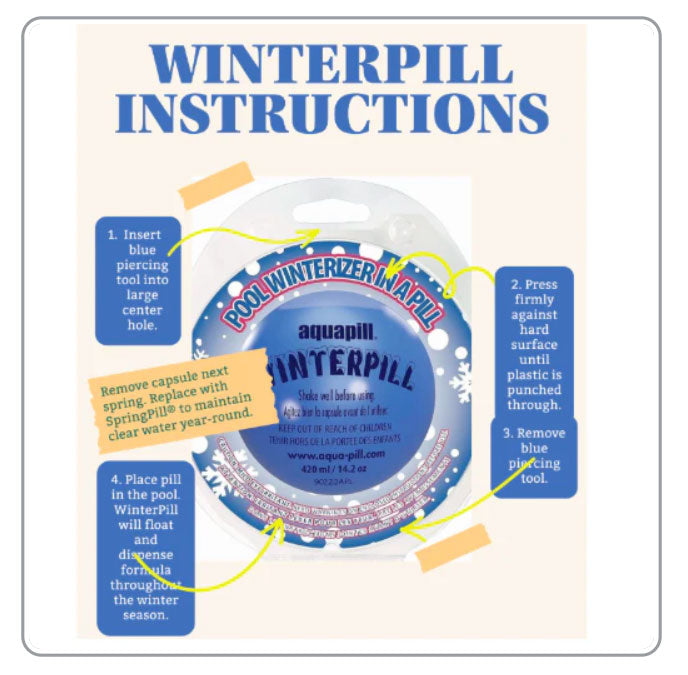 AquaPill WinterPill 15K Gallon High Concentrate Winterizer - 2.75 Inch