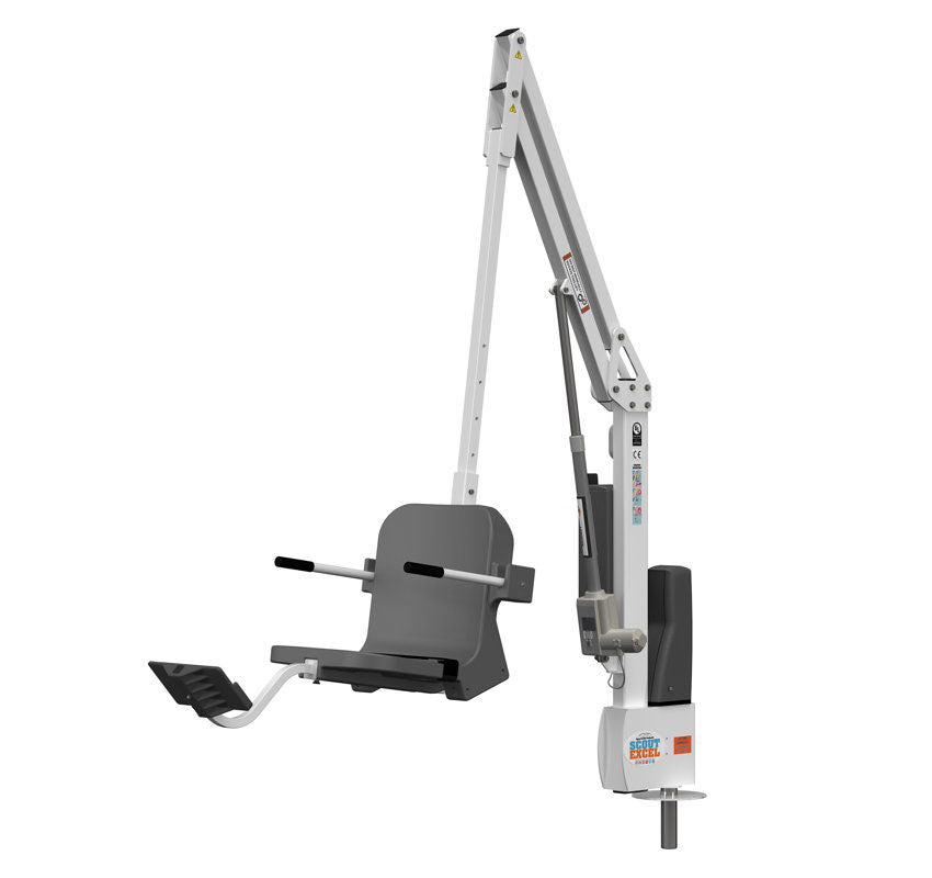 Scout Excel Pool Lift Without Anchor - 375 Pound Capacity - Choice of Color