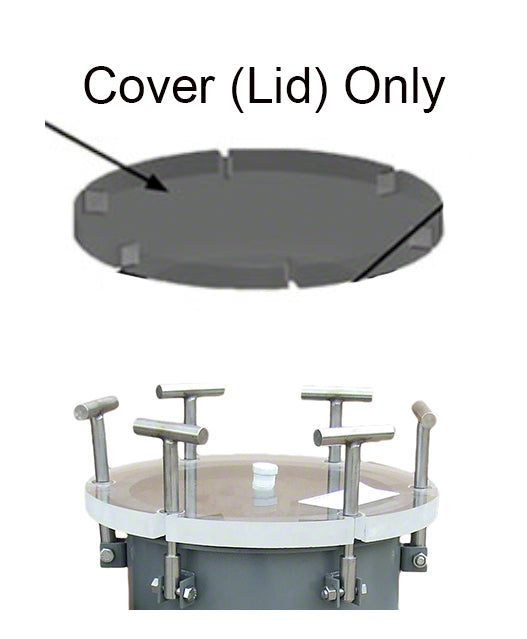 Strainer SW/RSW Clear Acrylic Cover - Side Vent - 10 Inch Strainers - Post-2015