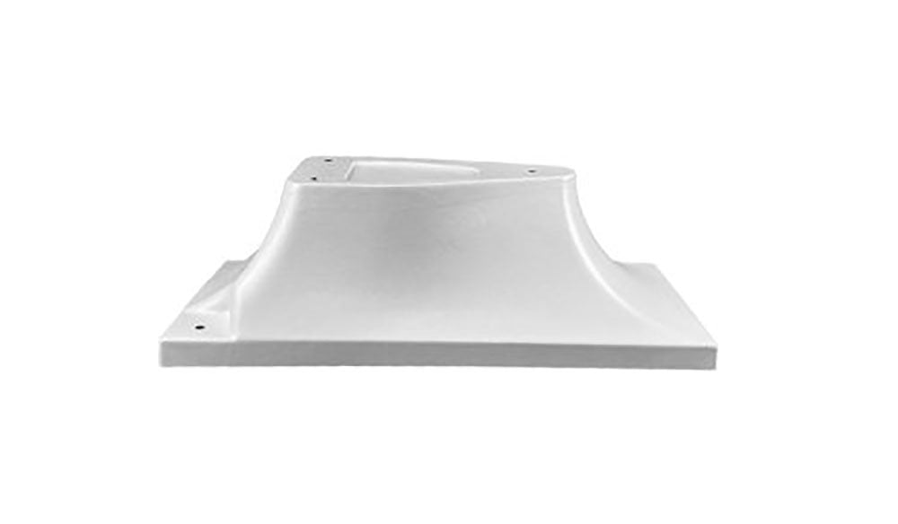 Global 3-Bolt Base for 8 Foot Board - White - No Jig