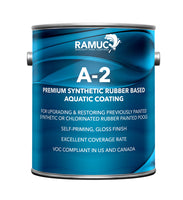 A-2 Premium Synthetic Rubber Pool Paint - 1 Gallon - Various Colors