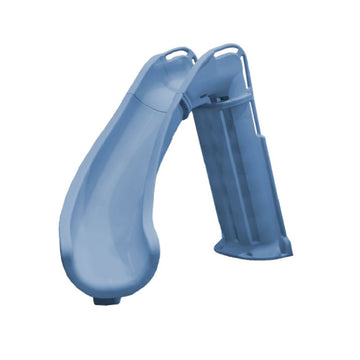 Bad Axe X6 Water Slide Left Turn - 6 Feet - Blue Quartz
