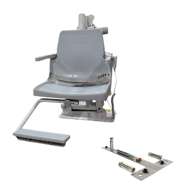 Commercial C-375 Pool Lift With Tri-Point Drop-In Anchor - 375 Pound Capacity