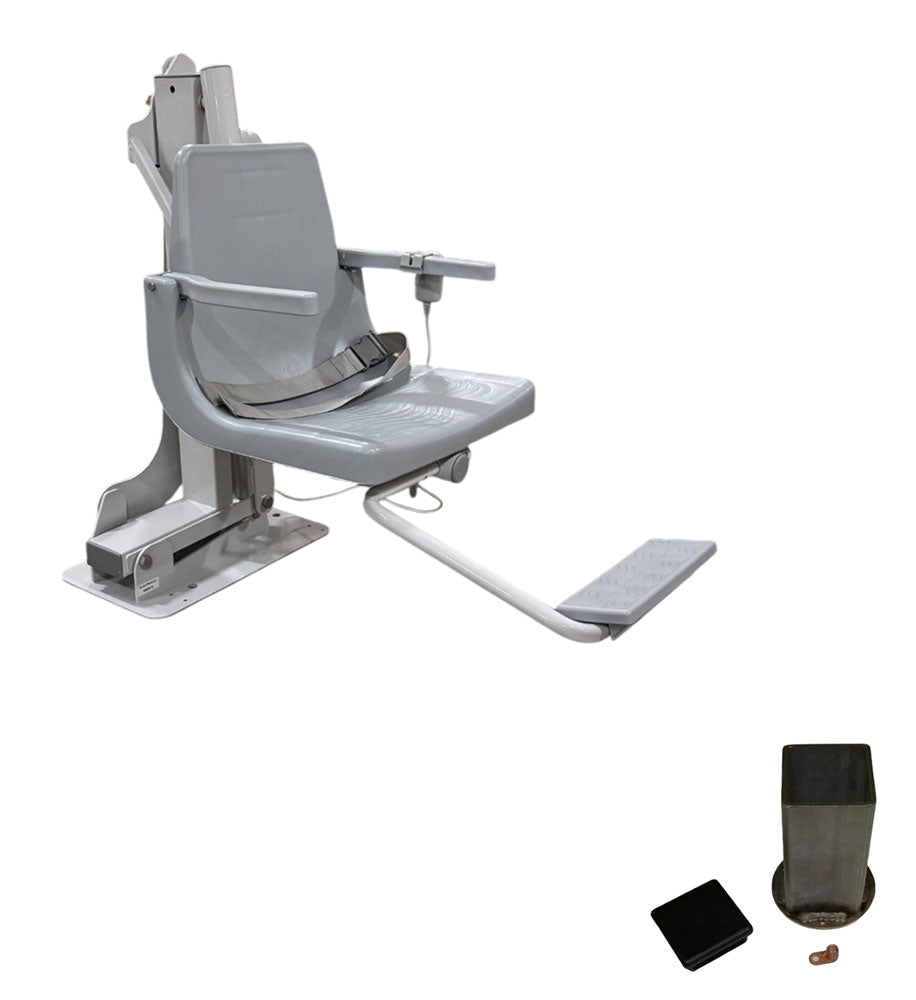 Superior SXR Extended Reach Pool Lift With Anchor - 350 Pound Capacity
