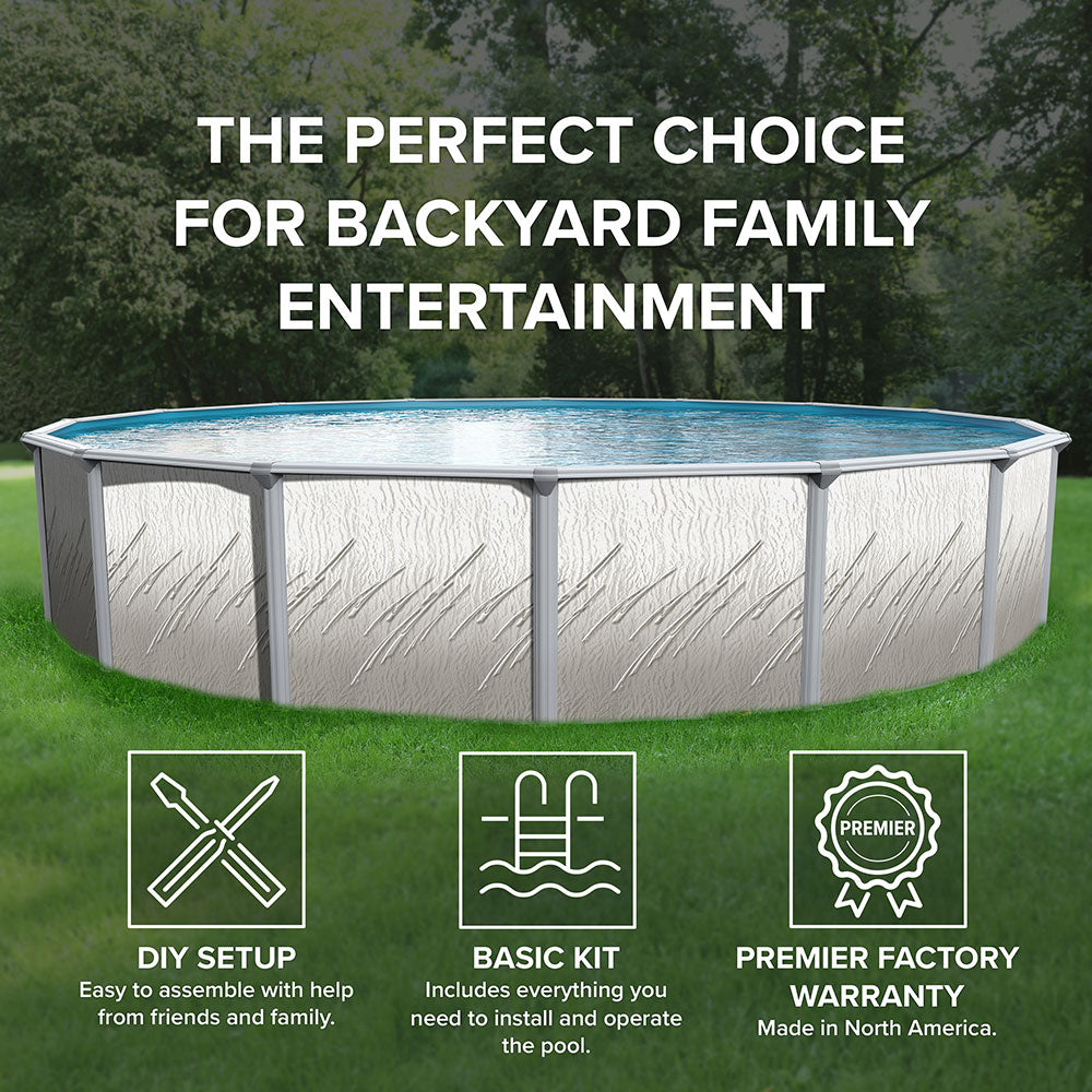 Pretium Round Aboveground Pool Package