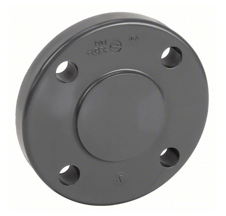 Schedule 80 Blind Flange - 1/2 Inch