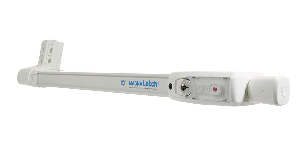 Magna-Latch S3 Top Pull Safety Gate Latch - Keyed Alike - White