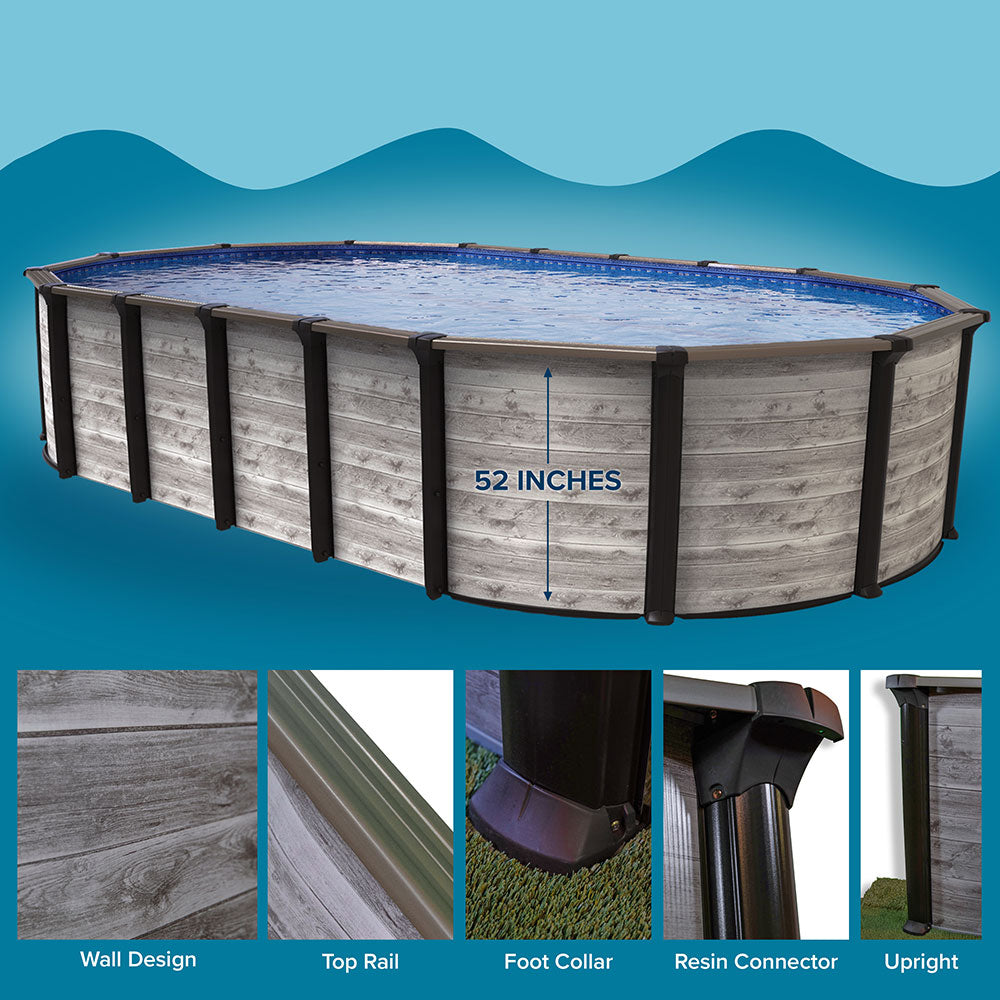 Costa Oval Aboveground Pool Package