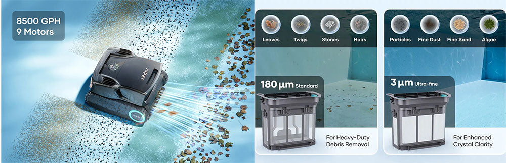 Scuba X1 Pro Max Cordless Adaptive Robotic Pool Cleaner