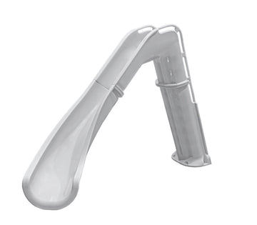 Bad Axe X7 Water Slide Left Turn - 7 Feet - Silver Quartz