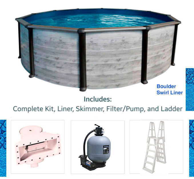 Costa Round Aboveground Pool Package
