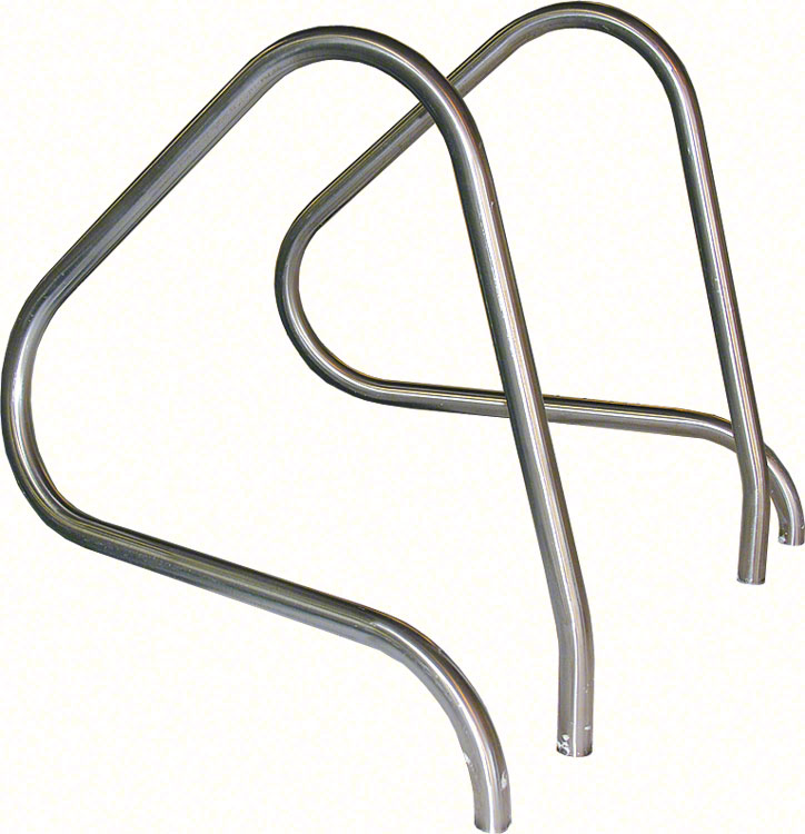 Burbot 30 Inch Pool Grab Rails - 1.50 x .083 Inches - Marine Grade - Pair