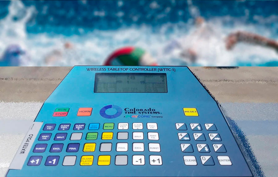 Water Polo Wireless Tabletop Controller - WTTC-2-NB2 - Colorado Time