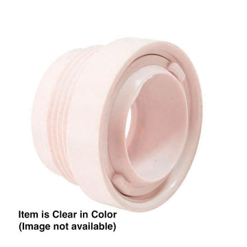 Return Fitting Extender With Eyeball and Nut - 1-1/2 Inch MPT and 1/2 Inch Orifice - Clear