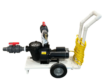 Deluxe Portable 1 HP Vacuum System With NSC-L100 Pump - 2 Inch - 50 Foot Cord