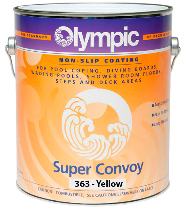 Super Convoy Deck Paint - Case of Four Gallons - Yellow