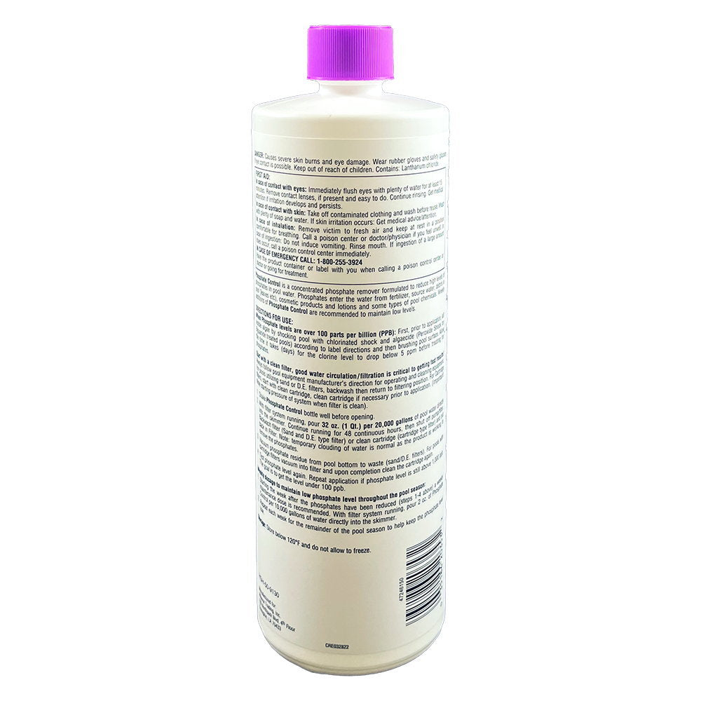 Pool Season Phosphate Control - 1 Quart