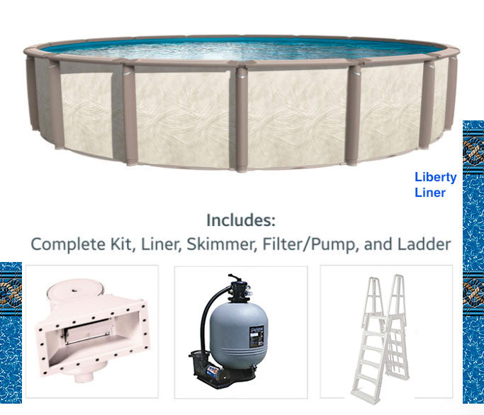 Azor Round Aboveground Pool Package