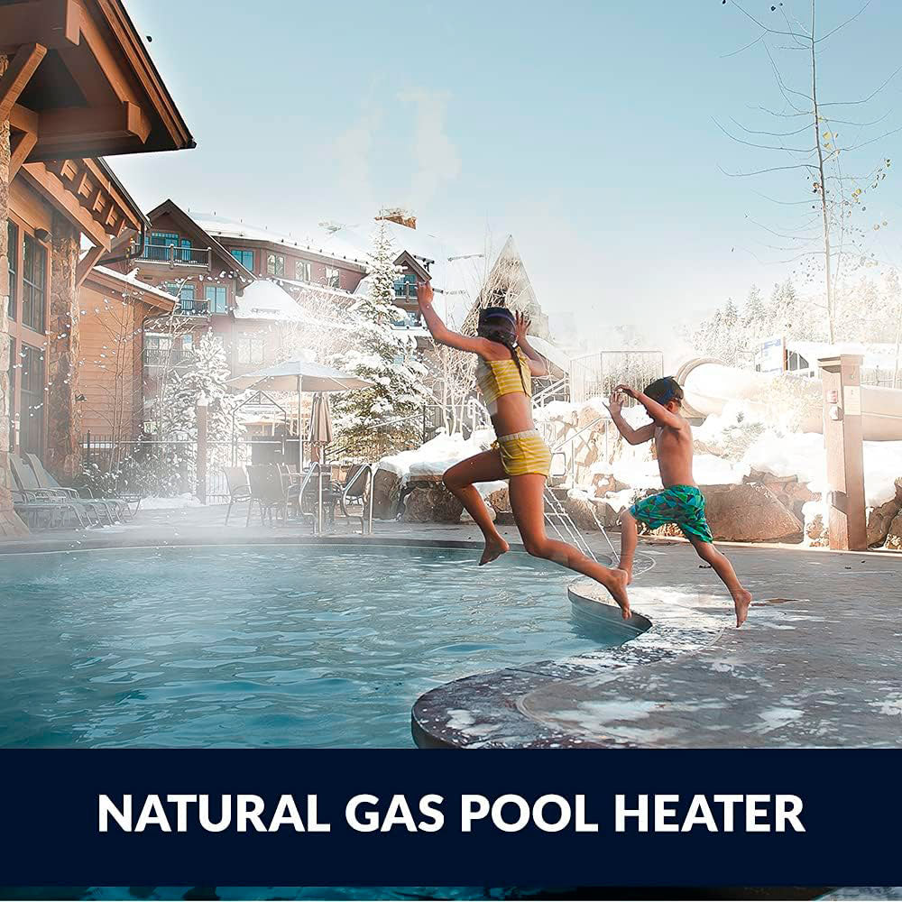 Universal H-Series H400 400,000 BTUs Low NOx Pool Heater - Natural Gas - ASME Certified