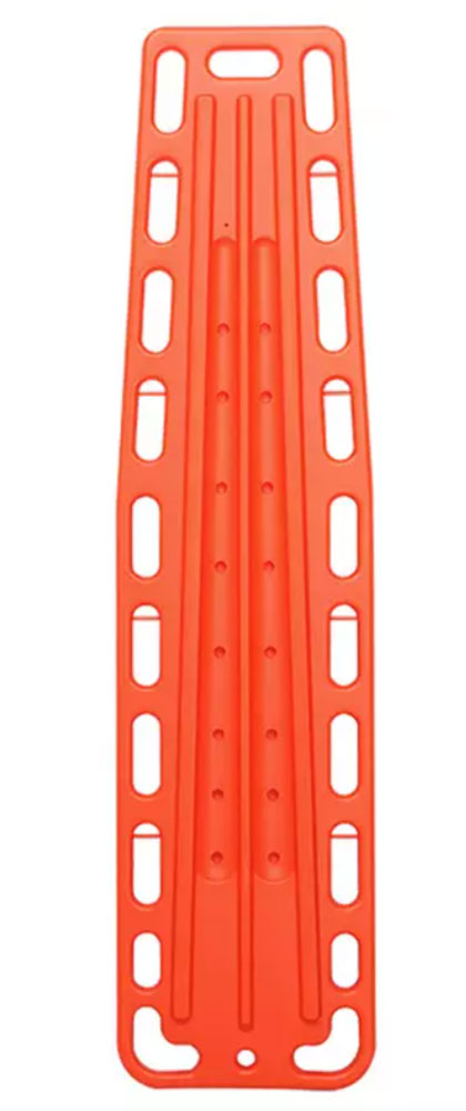 Polyethylene Spineboard 18.5 x 72 Inches - Orange