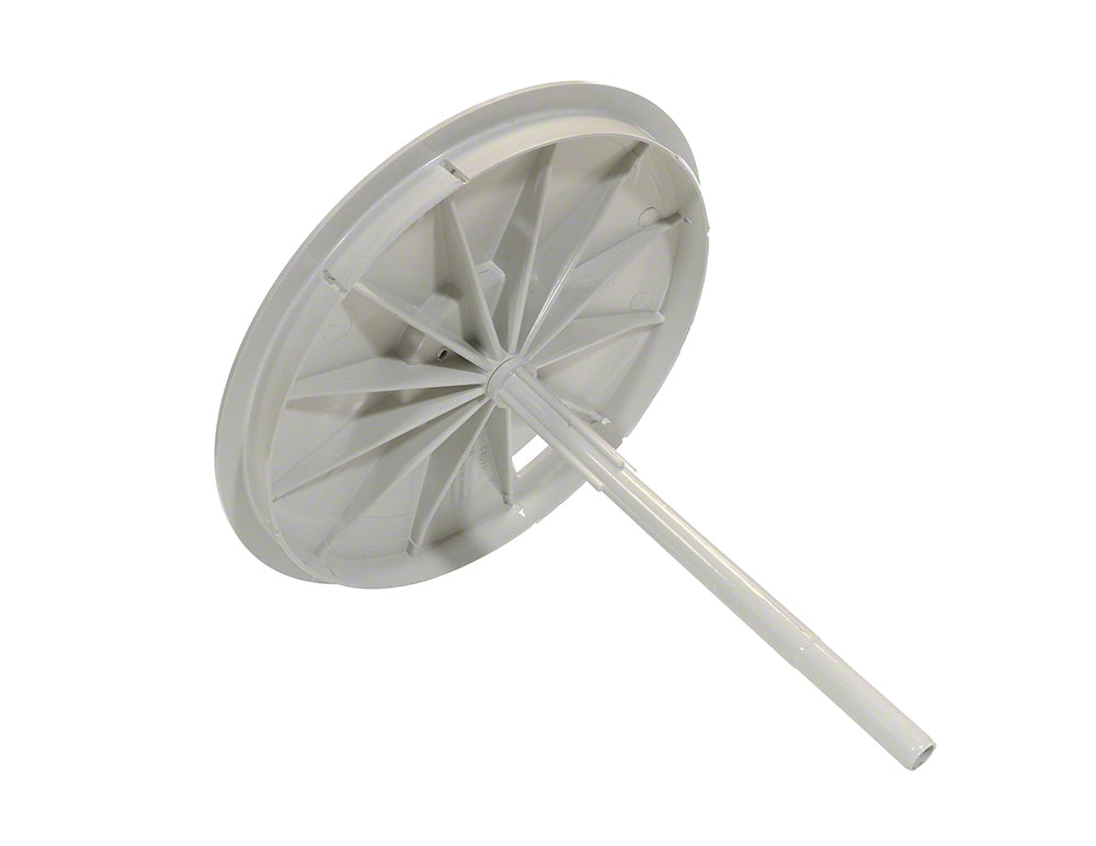 Skimmer Lid with Thermometer - 9-7/8 Inch Round - White