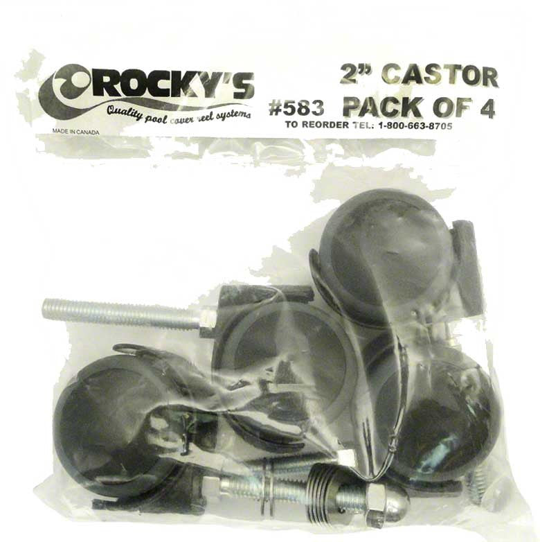 Rocky's Residential Solar Reel Castors - 2 Inch - Pack of 4