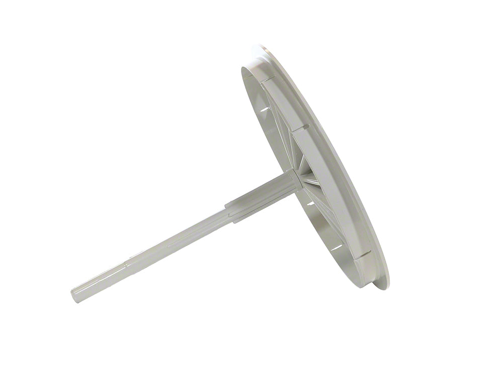 Skimmer Lid with Thermometer - 9-7/8 Inch Round - White