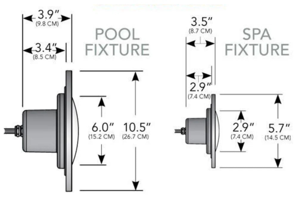 PureWhite LED Spa Light - 100 Watts 12 Volts - 150 Foot Cord