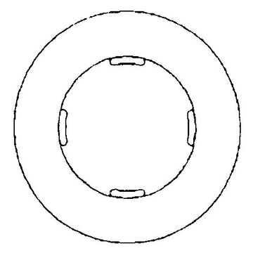 Filter Disc Spacer Hub Style 302 - 1.70 Inch ID x 1.00 Inch Thick