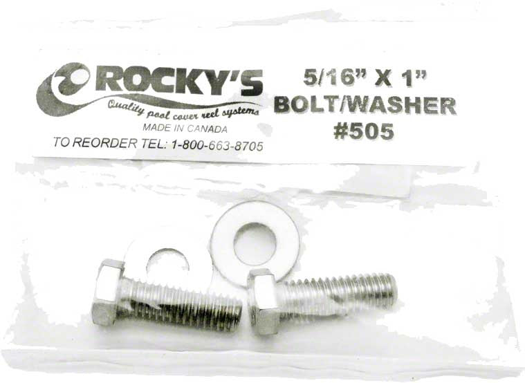Rocky's Solar Reel Bolts and Washers - 5/16 x 1 Inch