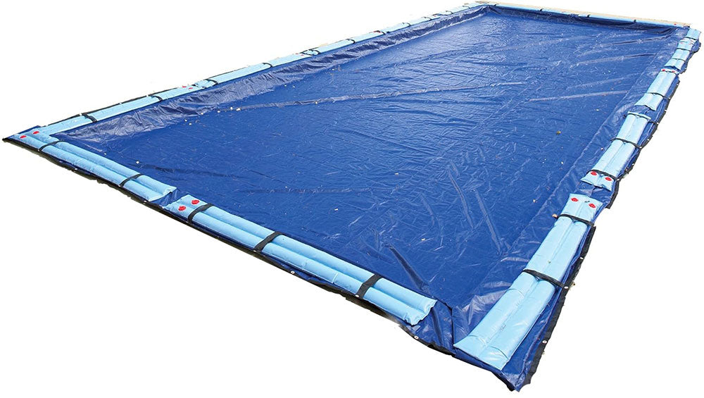 PoolTux Royal Blue/Black 12 x 24 Foot Winter Pool Cover