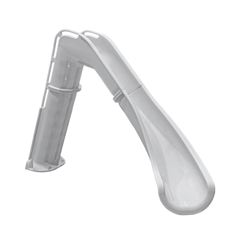 Bad Axe X7 Water Slide Right Turn - 7 Feet - Silver Quartz