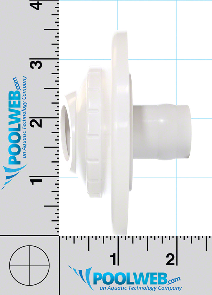 Directional Eyeball Fitting - 1 Inch Knock-In With Flange - 1 Inch Orifice - White