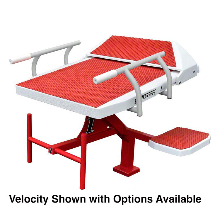 Velocity Long Reach Dual-Post Side Mount Starting Platform With Track Start - TrueTread - No Anchor