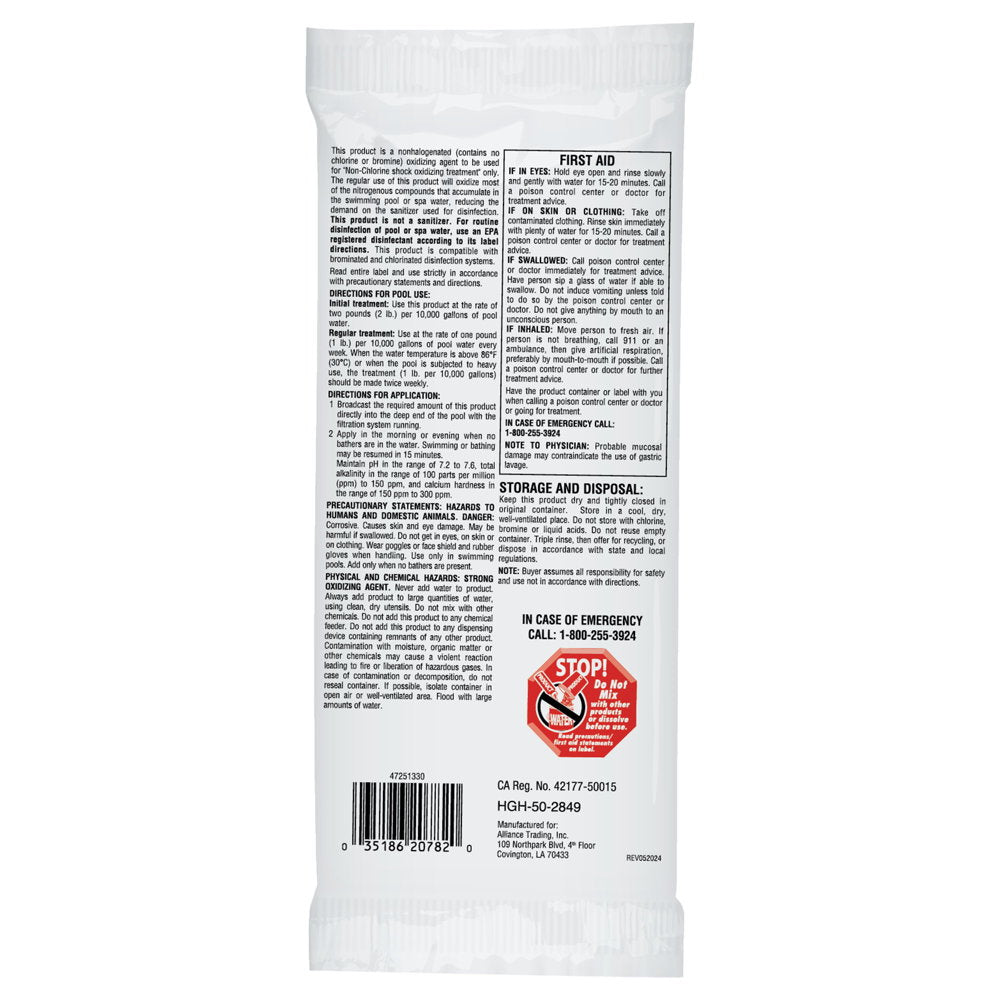 Pool Season Non-Chlorine Shock Oxidizer - 1 Lb. Pouch