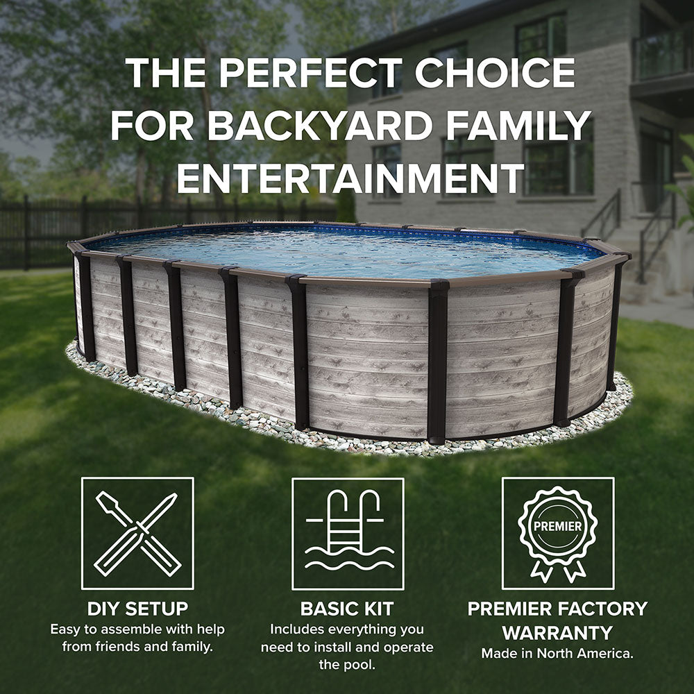 Costa Oval Aboveground Pool Package