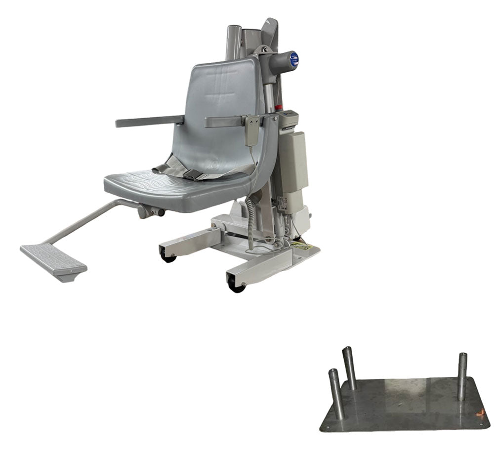 Commercial C-450 Portable Pool Lift With Tri-Point Anchor - 450 Pound Capacity