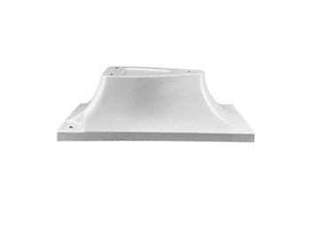 Global 3-Bolt Diving Board Base Without Jig for 6-Foot Board - White