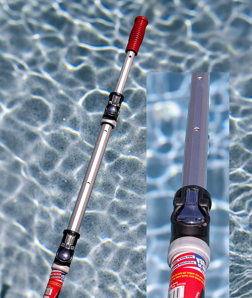 Skimlite Snaplite 6 ft to 12 ft Snap Button Lock Pole 6012 Skimlite Snaplite 6 ft to 12 ft Snap Button Lock Pole 6012