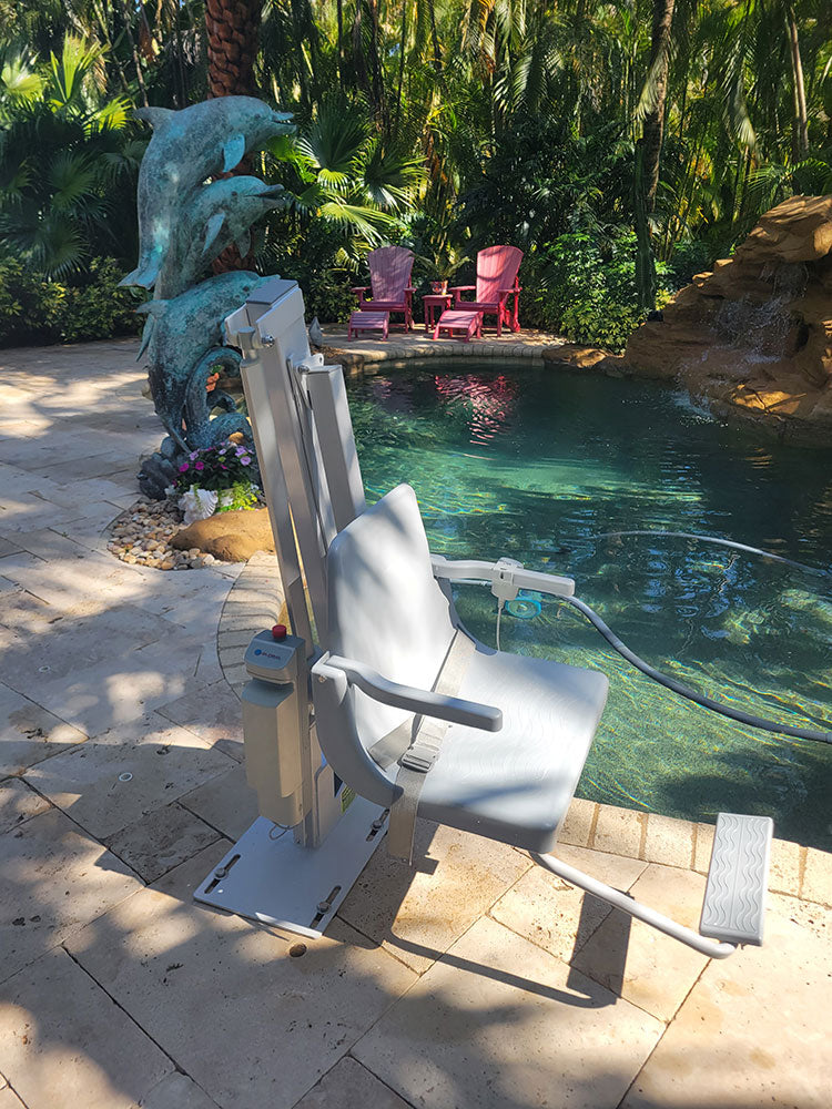 Legend L-350R2 Pool Lift With Drop-In Anchor - 350 Pound Capacity